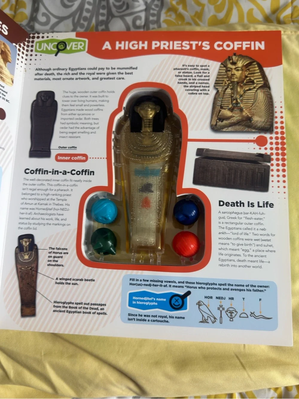An Egyptian Mummy Kids Toy - Brown